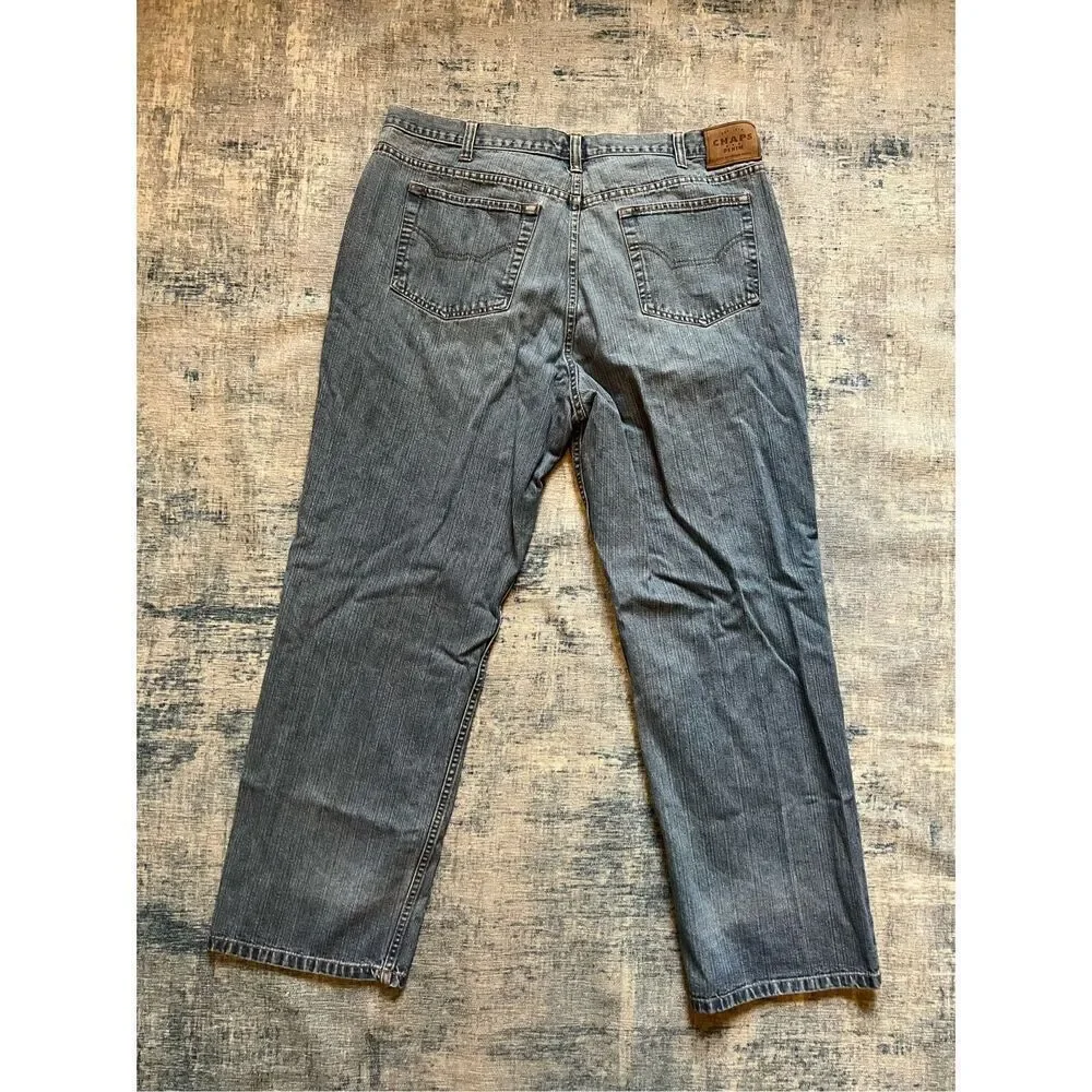 Chaps Light Wash Straight Leg Jeans Men's 38 x 32